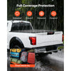 VEVOR Hard Tri-Fold Truck Bed Tonneau Cover, Compatible with 2015-2025 Ford F150 5.5 ft (67.1 in) Bed, Waterproof Folding Truck Tonneau Cover with Heavy-Duty Fiberglass and Aluminum Alloy Support Bar