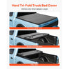VEVOR Hard Tri-Fold Truck Bed Tonneau Cover, Compatible with 2022-2025 Toyota Tundra with OE Track System 5.6 ft (66.7 in) Bed, Waterproof Hard Folding Truck Tonneau Cover, Aluminum Alloy Support Bar