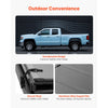 VEVOR Hard Tri-Fold Truck Bed Tonneau Cover, Compatible with 2022-2025 Toyota Tundra with OE Track System 5.6 ft (66.7 in) Bed, Waterproof Hard Folding Truck Tonneau Cover, Aluminum Alloy Support Bar