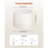 VEVOR Drum Lamp Shade, 13 in Top x 13 in Bottom x 10 in High, Medium Drum Linen Lampshade, Replacement Lamp Shade for Table Lamps Floor Lamps Pendant Lights, Easy Assembly Required (Light Linen)
