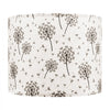 VEVOR Drum Lamp Shade 2 Set, 13 in Top x 13 in Bottom x 10 in High, Medium Drum Linen Lampshade, Replacement Lamp Shade for Table Lamps Floor Lamps, Easy Assembly Required (Light Dandelion Pattern)