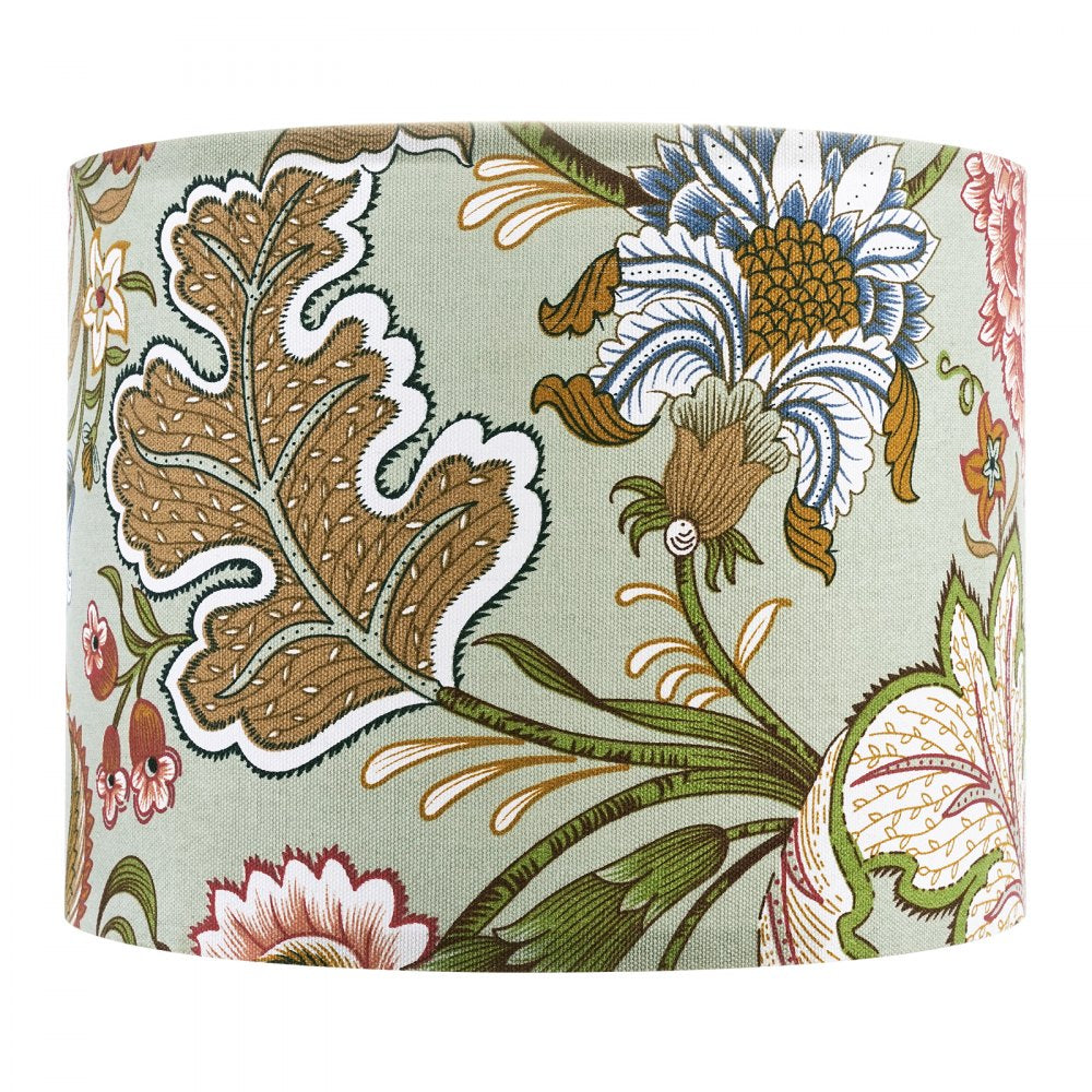VEVOR Drum Lamp Shade 2 Set, 13 in Top x 13 in Bottom x 10 in High, Medium Drum Linen Lampshade, Replacement Lamp Shade for Table Lamps Floor Lamps Pendant Lights, Easy Assembly Required (Dark Floral)