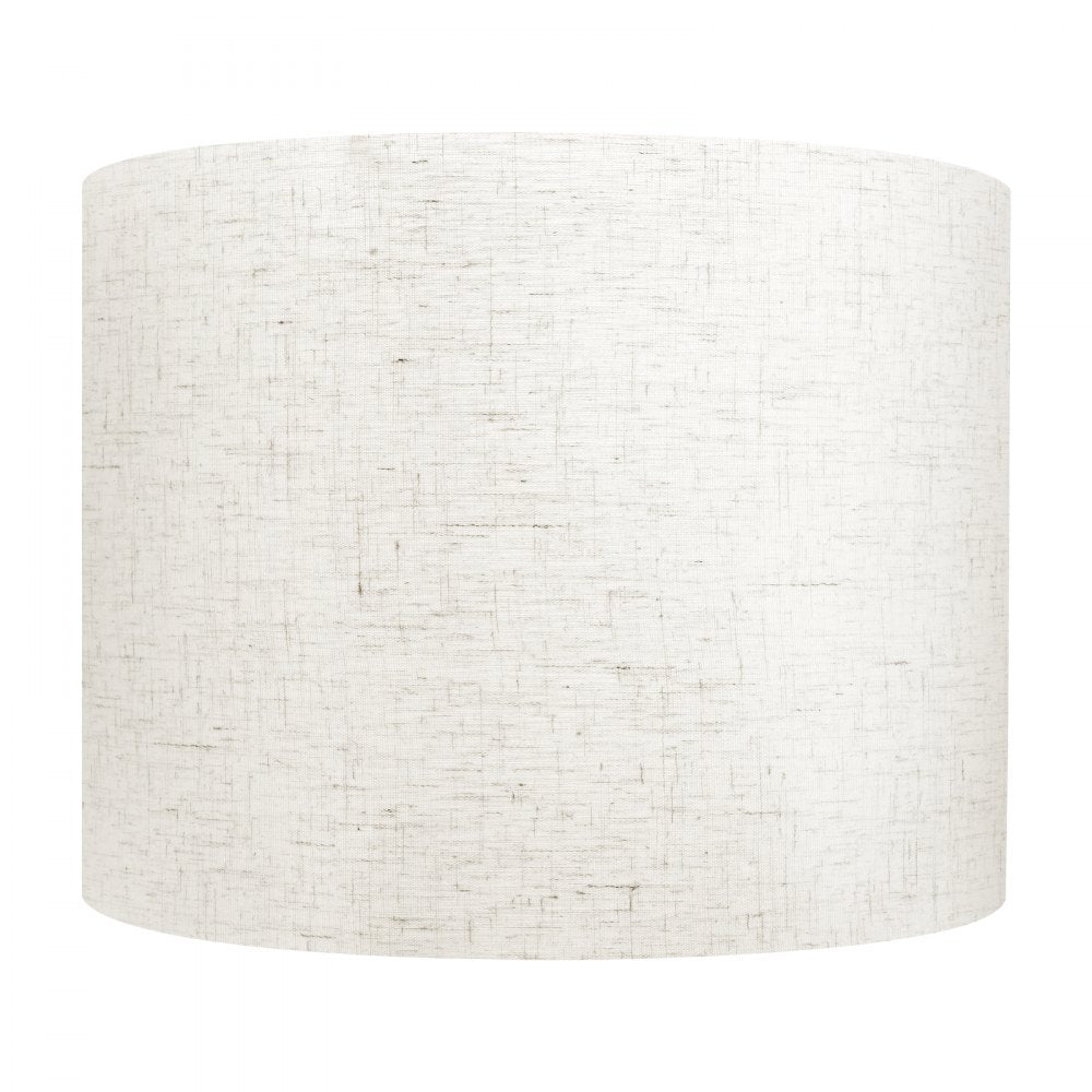 VEVOR Drum Lamp Shade 2 Set, 13 in Top x 13 in Bottom x 10 in High, Medium Drum Linen Lampshade, Replacement Lamp Shade for Table Lamps Floor Lamps Pendant Lights, Easy Assembly Required (Light Linen)