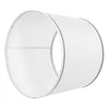 VEVOR Lamp Shade 2 Set, 11 in Top x 13 in Bottom x 10 in High (Spider Fitter), Medium Lampshade with Harp, Replacement Lamp Shade for Table & Floor Lamps Pendant Lights, White with Black Edge