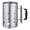 VEVOR Charcoal Chimney Starter, 4 lbs Large Capacity Coal Fireplace, Heavy Duty BBQ Steel Chimney Starter for Charcoal Grill and Barbecues, Compact On-the-Go Carbon Lighter and BBQ Grill Tool, Silver