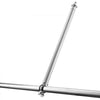 VEVOR Chain Link Fence Extensions, 18 Packs 27.4" Extension Height, Galvanized Post Extender for 1.3" to 1.5" Top of Fence, U Bracket, Barbed Wire Extend Arm for Privacy, Prevent Dogs Jumping Out