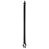 VEVOR Chain Link Fence Extensions, 9 Packs 27.4" Extension Height, Galvanized Post Extender for 1.3" to 1.5" Top of Fence, U Bracket, Barbed Wire Extend Arm for Privacy, Prevent Dogs Jumping Out