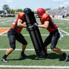 VEVOR Football Tackling Dummy, 47.2 in Blocking Pad Equipment for Practice, Heavy Duty Tackle Dummies with Handles, Great for Contact Drills, Kickboxing, Martial Arts, Sports Training, 1PCS (UNFILLED)