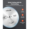 VEVOR Chop Saw Blade 16-in 96 Teeth Cermet-Tipped Metal Cold Cutting Blade, Compatible with Chop Saws, 4000 Cuts, Cutting Smooth Surfaces with No Burrs, Noise Reduction and Heat Dissipation Holes