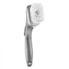 VEVOR Soap Dispensing Dish Brush, Kitchen Scrub Brushes with 3 Brush Heads, Dish Cleaning Brushes with PP Handle and Curved Bristles, Ideal for Pots, Pans, Sink and Stove