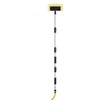 VEVOR Car Wash Brush, 66.7-Inch Extendable Car Washing Brush with Long Handle, 12" Scratch-Free Soft PVC Bristle Head, Flow-Thru Car Cleaning Mop Kit with Water Hose Attachment for Car RV Boat
