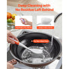 VEVOR Dish Brush, 4 Pack Kitchen Scrub Brushes with PP Handle, Dish Cleaning Brushes with Curved Bristles, Ideal for Pots, Pans, Sink and Stove, 2 Gray + 2 Orange