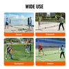 VEVOR Badminton Net, Height Adjustable Volleyball Net, 10ft Wide Foldable Pickleball Net, Portable Easy Setup Tennis Net Set with Poles, Stand and Carry Bag, for Kids Backyard Game Indoor Outdoor Use