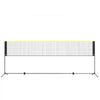 VEVOR Badminton Net, Height Adjustable Volleyball Net, 14ft Wide Foldable Pickleball Net, Portable Easy Setup Tennis Net Set with Poles, Stand and Carry Bag, for Kids Backyard Game Indoor Outdoor Use