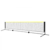 VEVOR Badminton Net, Height Adjustable Volleyball Net, 17ft Wide Foldable Pickleball Net, Portable Easy Setup Tennis Net Set with Poles, Stand and Carry Bag, for Kids Backyard Game Indoor Outdoor Use