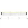 VEVOR Badminton Net, Height Adjustable Volleyball Net, 17ft Wide Foldable Pickleball Net, Portable Easy Setup Tennis Net Set with Poles, Stand and Carry Bag, for Kids Backyard Game Indoor Outdoor Use