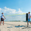 VEVOR Badminton Net, Height Adjustable Volleyball Net, 20ft Wide Foldable Pickleball Net, Portable Tennis Net Set with Poles, Stand, Bag, Rackets, Nylon Shuttlecocks, Kid Backyard Indoor Outdoor Use