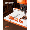 VEVOR Drill Press Table, 24 in x 12 in, Worktable with an Adjustable Fence and Stop Block, Highly Compatible T-Slots, MDF Tabletop, Built-In Scale, Support Multiple Clamps and Vises, for Drill Presses