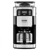 VEVOR Coffee Maker with Grinder, 12 Cup Coffee Machine, Grind and Brew Coffee Maker with 3 Brew Strength Control, 24-Hour Timer for Auto Brew, for Home Office Restaurant