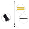 VEVOR Landscape Rake, 36" Head Aluminum Landscape Rake, Lake Weed Rake with 102.36" Adjustable Extension Handle, Rope and Float, for Loosening Soil, Lawn Care, Weeding Lake, Garden, Pond