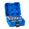 VEVOR Bearing Press Kit, 10 Pcs, Bearing Race and Seal Driver Set with 9 Bushings and Handle Shaft, Bushing Driver Tool Set, Heavy Duty Aluminum Alloy Removal Installation Tool Kit with Storage Case