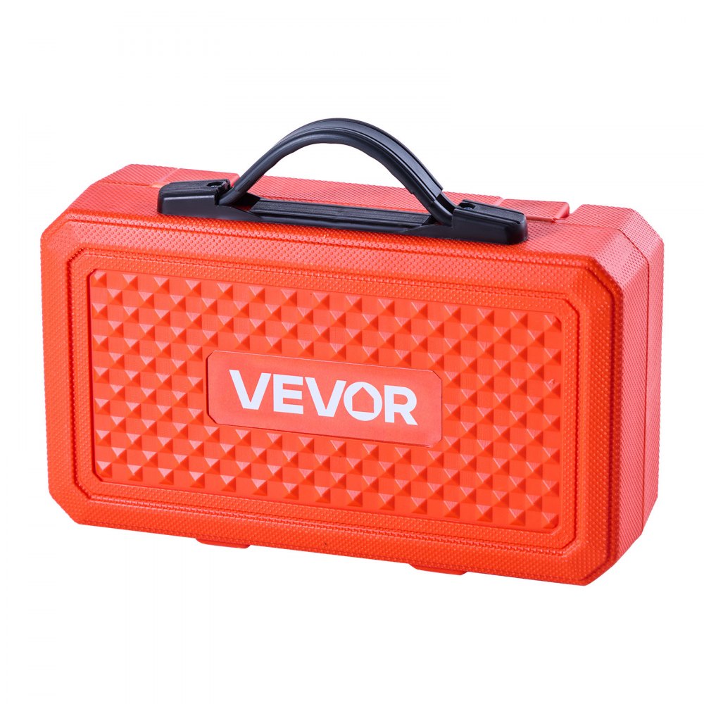 VEVOR Bearing Press Kit, 52 Pcs, Bearing Race and Seal Driver Set with 49 Bushings and Handle Shaft, Bushing Driver Tool Set, Heavy Duty Carbon Steel Removal Installation Tool Kit with Storage Case