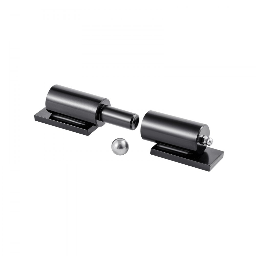 VEVOR Heavy Duty Gate Hinges, 2-Pack 7-Inch Barrel Gate Hinge, Weld On Hinges 900 lbs Load Capacity for Swing Trailer Gates, Grease Zerk Fitting & Internal Ball Bearings for Smooth Operation