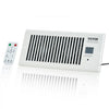 VEVOR Register Booster Fan, Quiet Vent Booster Fan Fits 4” x 10” Register Holes, with Remote Control and Thermostat Control, Adjustable Speed for Heating Cooling Smart Vent, White