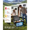 VEVOR 12 Volt Refrigerator, 37 QT/ 35L Car Fridge for Tesla Model Y, Portable Electric Freezer Compressor with APP Control, 12V/24V DC, -8℉ to 50℉
