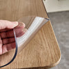 VEVOR Plastic Table Cover, 42"x80"x0.08", Transparent PVC Table Protector, Rectangle Clear Desk Mat, Water Oil Proof Table Cover for Dining Table Coffer Table Kitchen Worktable Dresser Cabinet, etc.