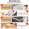 VEVOR Plastic Table Cover, 42"x96"x0.08", Transparent PVC Table Protector, Rectangle Clear Desk Mat, Water Oil Proof Table Cover for Dining Table Coffer Table Kitchen Worktable Dresser Cabinet, etc.