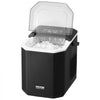 VEVOR Countertop Ice Maker, 9 Cubes Ready in 6 Mins, 26lbs in 24Hrs, Self-Cleaning Portable Ice Maker with Ice Scoop and Basket, Ice Machine with 2 Sizes Bullet Ice for Home Kitchen Office Bar Party