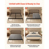VEVOR Bunkie Board, Cal King Size 72.4 x 83.8 in, Foldable Bed Board Under Mattress with Hook-and-Loop Straps, PP Core with 600D Oxford Fabric, Anti-Sag for Metal Frames, Bunk Beds, and Sleeper Sofas