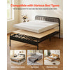 VEVOR Bunkie Board, King Size 76.8 x 70.1 in, Foldable Bed Board Under Mattress with Nylon Webbing, Plywood, Rounded Edges, Anti-Sag Design for Metal Frames, Sleeper Sofas, Platform and Bunk Beds