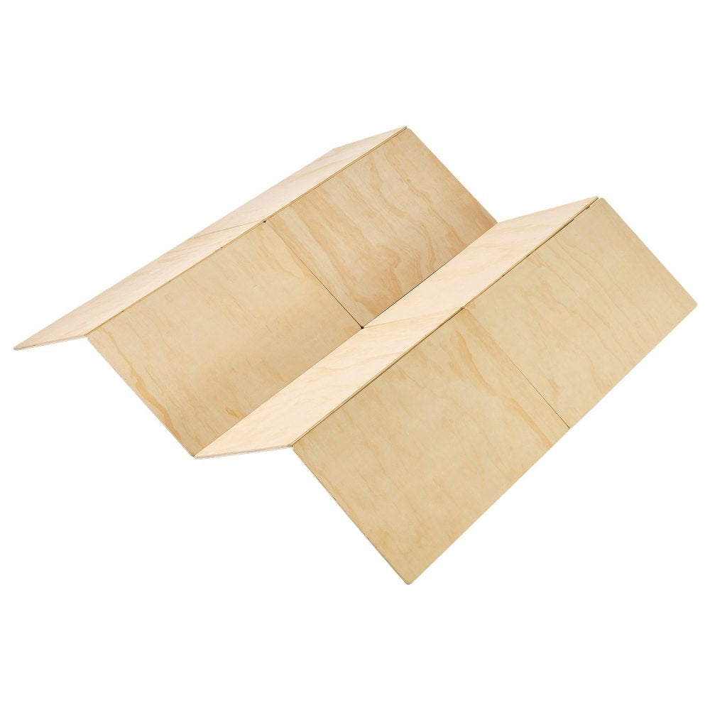 VEVOR Bunkie Board, King Size 76.8 x 70.1 in, Foldable Bed Board Under Mattress with Nylon Webbing, Plywood, Rounded Edges, Anti-Sag Design for Metal Frames, Sleeper Sofas, Platform and Bunk Beds