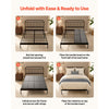 VEVOR Bunkie Board, Queen Size 80.3 x 60.2 in, Foldable Bed Board Under Mattress with Hook-and-Loop Straps, PP Core with 600D Oxford Fabric, Anti-Sag for Metal Frames, Bunk Beds, and Sleeper Sofas