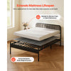 VEVOR Bunkie Board, Queen Size 80.3 x 60.2 in, Foldable Bed Board Under Mattress with Hook-and-Loop Straps, PP Core with 600D Oxford Fabric, Anti-Sag for Metal Frames, Bunk Beds, and Sleeper Sofas