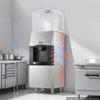 VEVOR Commercial Ice Dispenser, 132 lb Storage, 14.5 lb/6.6 kg per min, for Restaurants & Hotels, Ice Storage Bin with Automatic Dispensing & Height-Adjustable Feet, Ice Maker Head Sold Separately