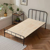 VEVOR Twin Size Bunkie Board, 0.4 in Foldable Bed Board Slats with Connection, Wooden Mattress Support for Twin Size Bed, Support under Mattress Boards, Ready to Use, 8 Piece, Burlywood
