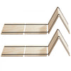 VEVOR Twin Size Bunkie Board, 0.4 in Foldable Bed Board Slats with Connection, Wooden Mattress Support for Twin Size Bed, Support under Mattress Boards, Ready to Use, 8 Piece, Burlywood