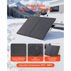 VEVOR 200W Foldable Solar Panel with Frame, 23% High-Efficiency Portable Monocrystalline Solar Panel Charger with 30A PWM Controller & MC4 Output, IP67 Waterproof for Camping, Hiking, RV Trips