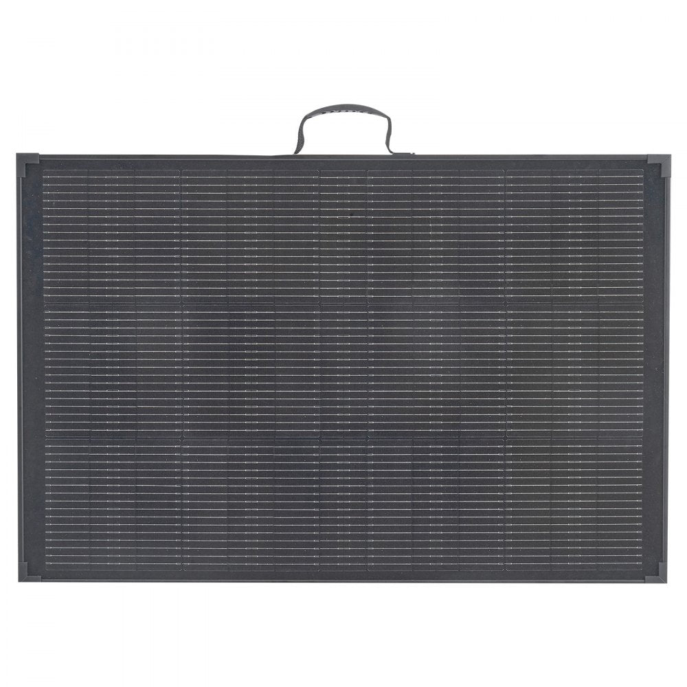 VEVOR 200W Foldable Solar Panel with Frame, 23% High-Efficiency Portable Monocrystalline Solar Panel Charger with 30A PWM Controller & MC4 Output, IP67 Waterproof for Camping, Hiking, RV Trips
