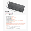 VEVOR 400W Foldable Solar Panel with Frame, 16BB N-Type Monocrystalline Solar Panel Charger 24% Efficiency, IP67 Waterproof with MC4 Output & 10-in-1 DC Adapter for Power Stations Camping Hiking Trips