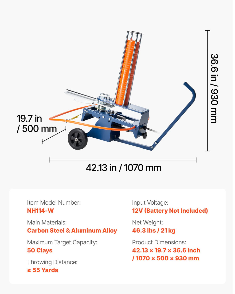 Product specifications and dimensions graphic (feature image)