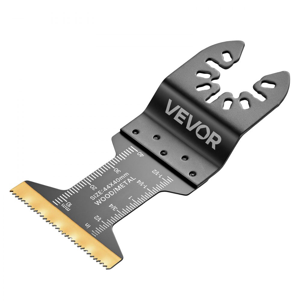 VEVOR 110PCS Oscillating Saw Blades, Universal Quick Release Multi Tool Blades Kits, 4 Types Oscillating Multitool Blades for Wood Plastic Metal, Compatible with Dewalt Ryobi Milwaukee Bosch Craftsman