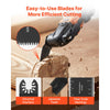 VEVOR 160-Piece Oscillating Saw Blades and Sanding Kit – 36 Universal Multi Tool Blades with 2 Scrapers, 2 Sanding Pads & 120 Sandpapers, 11 Types Oscillating Multitool Blades for Wood Plastic Metal