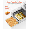 VEVOR Commercial Automatic Donuts Machine, 4 Rows Donuts Making Equipment, 240 pcs/hour Electric High Power Doughnut Maker, Stainless Steel Frying Auto Fryer, with Intelligent Control