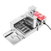 VEVOR Commercial Automatic Donuts Machine, 4 Rows Donuts Making Equipment, 240 pcs/hour Electric High Power Doughnut Maker, Stainless Steel Frying Auto Fryer, with Intelligent Control