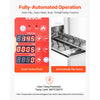 VEVOR Commercial Automatic Donuts Machine, 6 Rows Donuts Making Equipment, 360 pcs/hour Electric High Power Doughnut Maker, Stainless Steel Frying Auto Fryer, with Intelligent Control