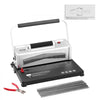 VEVOR Coil Spiral Binding Machine, Manual Book Maker with Electric Binding, 46-Holes Binding 500 Sheets Punch Binder, with 100pcs 5/16'' Coil Binding Spines, for Letter Size, A4, A5